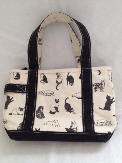 TEMBEA テンベア　ミニトートバッグ　ショルダー　猫柄　キャンバス　2WAY ミニトートバッグ 猫 テンベア トート TEMBEA PAINTER TOTE MEDIUM