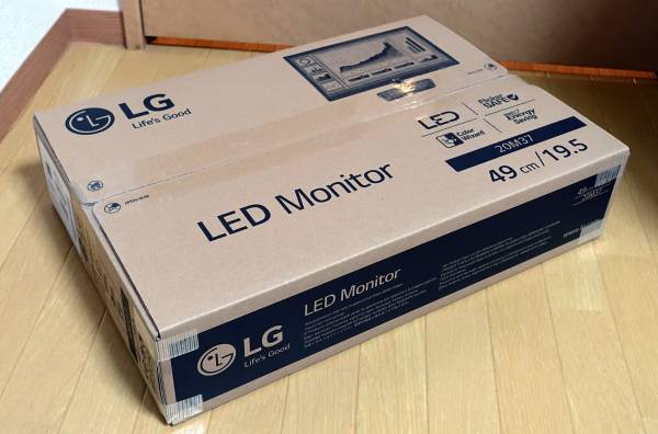 新品：LG 19.5型 ワイド液晶モニタ 20M37 保証あり