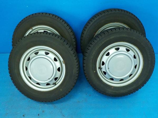 【ヨコハマ】145/80R13　スタッドレスタイヤ　スチール付　4本