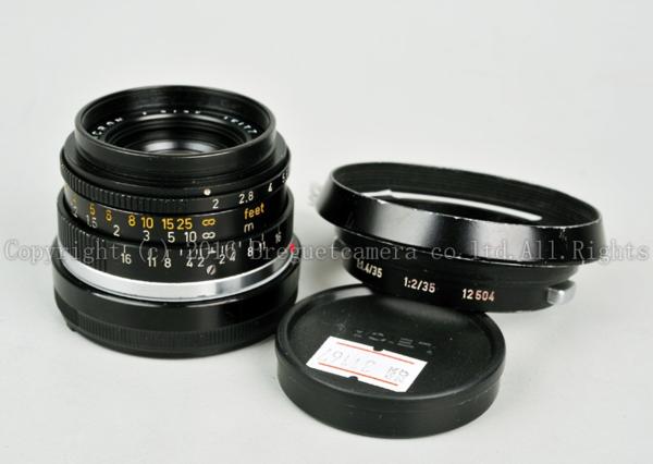 ライカ summicron 35mm F2 カナダ 六枚玉 266号段 #12504 フード