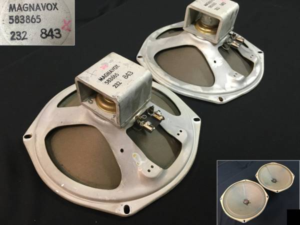 MAGNAVOX_OLD８インチフルレンジユニット_ペア！