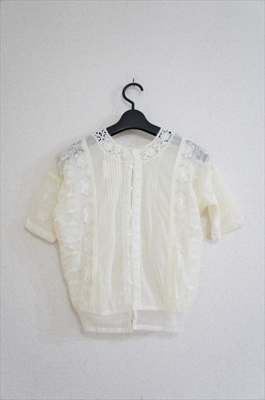 美品 アパルトモン チュールレースブラウス トップス