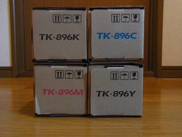 【新品】 京セラ 純正トナー 【TK-896 K/Y/M/C】 4本set_2