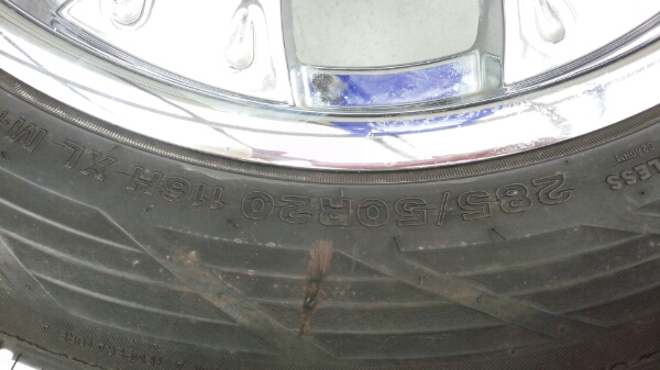 20インチホイール4本　139.7 6h 9J オフセット10 285/50/R20_2