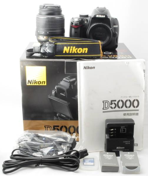 ★超美品★Nikon ニコン D5000 18-55 VR レンズキット