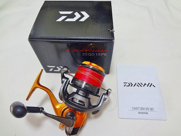 ダイワ 14キャスティズム 25QD 15PE（使用少美品） リール ダイワ