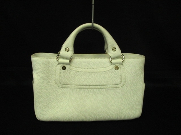 セリーヌ ハンドバッグ ブギーバッグ 白 レザー CELINE せ/そ ブランド