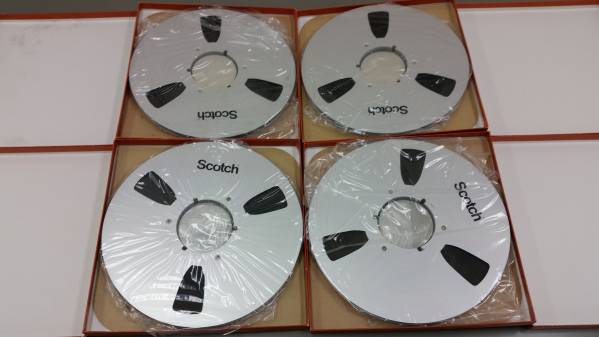 Scotchオープンリールテープ10号 207-1100 206-762 4本セット Scotch