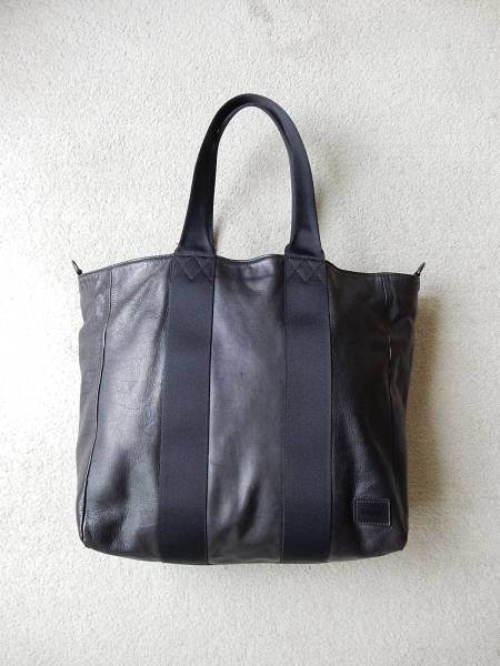★美品★PORTER★ベース★レザー2WAYトートバッグ★ブラック★