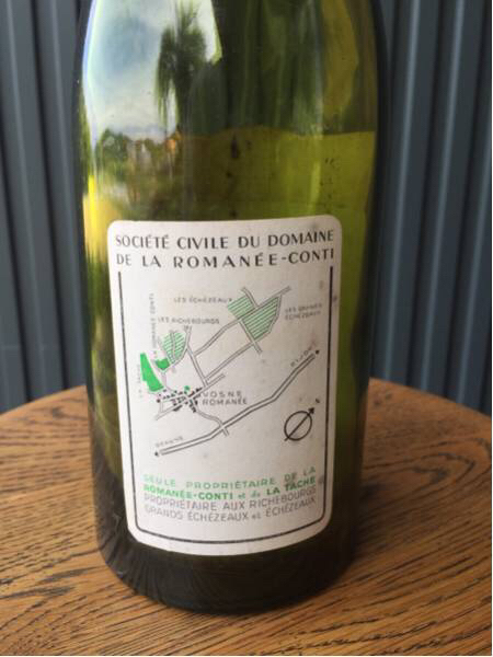 DRC ロマネコンティ・1962年・ROMANE-CONTI・希少・空き瓶 1円～ 食品