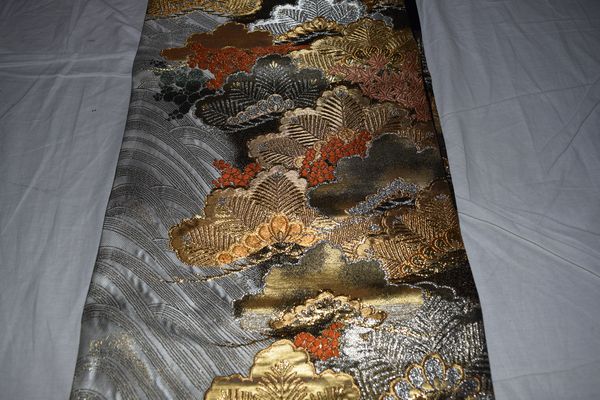 【艶之屋】 松と楓の模様の袋帯 OB0002