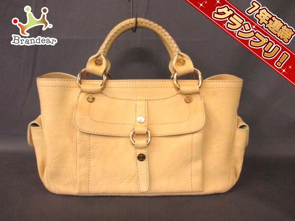 セリーヌ ハンドバッグ ブギーバッグ アイボリー レザー CELINE CELINE 