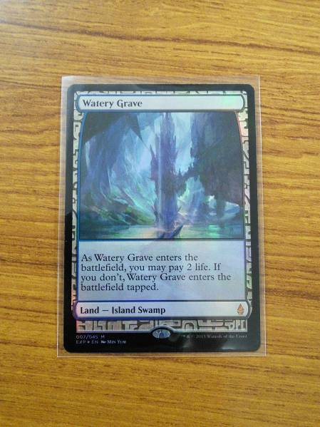 MTG][英語FOIL] 湿った墓/Watery Grave [EXP] 【公式通販】