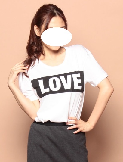 新品Happiness 10 プリント半袖T ハピネス