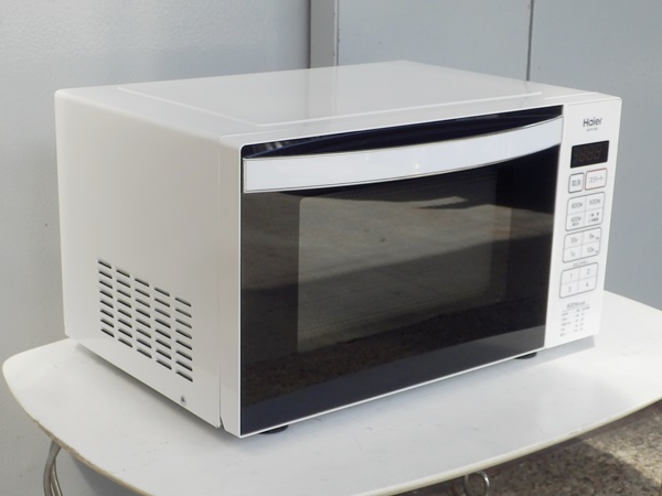 新品未開封品✨Haier フラット電子レンジ ホワイト フラット電子レンジ