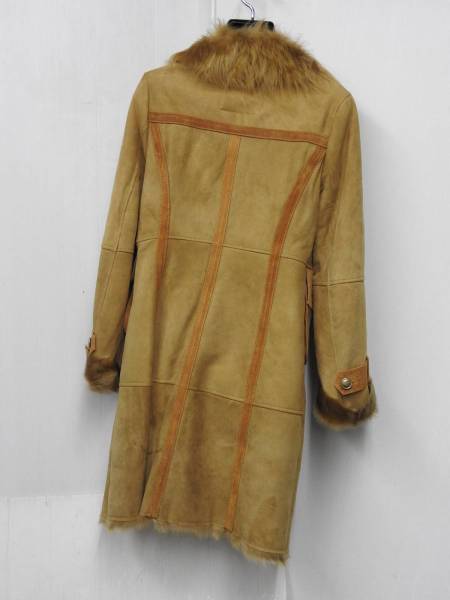 ☆新品￥168，000ピンクムス―　ムートンコート(L.BRN)40☆