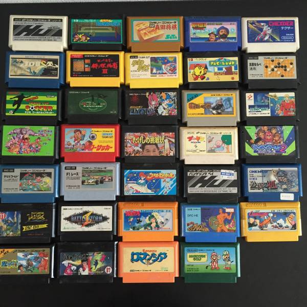 ジャンク ファミコンソフト100セット レアあり