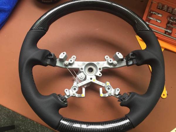 特注ワンオフハンドル カーボン＆ガングリップ AZT250アベンシス