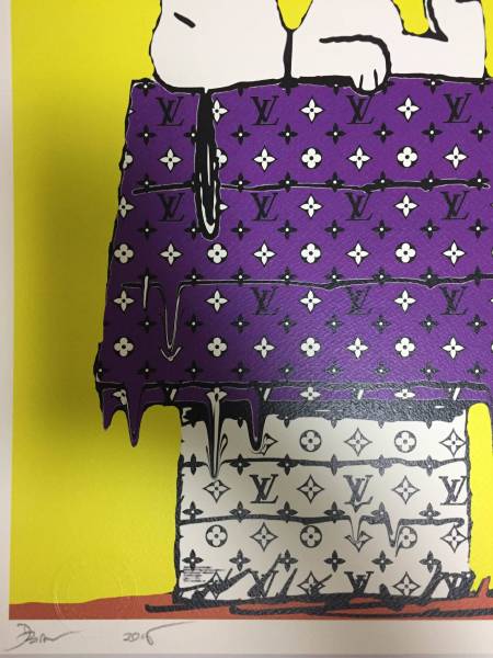 ☆世界100部☆スヌーピー×vuitton ルイヴィトン Kaws COA付