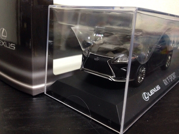 即納即納 LEXUS RX F SPORT 非売品 ミニカー レクサス 黒系 【公式通販】
