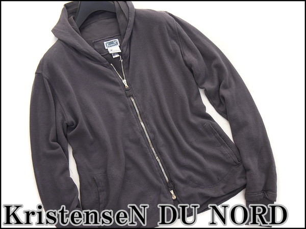 クリステンセンドゥノルド 伊製カシミヤ混パーカー3灰系I17873