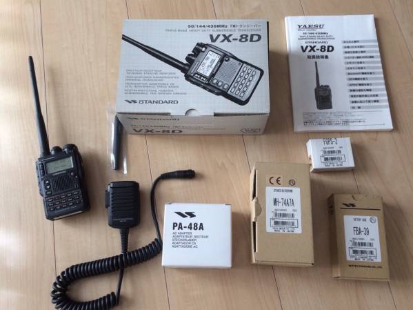 八重洲無線 ハンディ無線機VX-8D中古美品 VX-8D - スタンダード