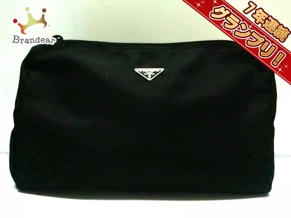 プラダ ポーチ 美品 - 黒 ナイロン PRADA プラダ ポーチ 美品 - 黒 ナイロン PRADA