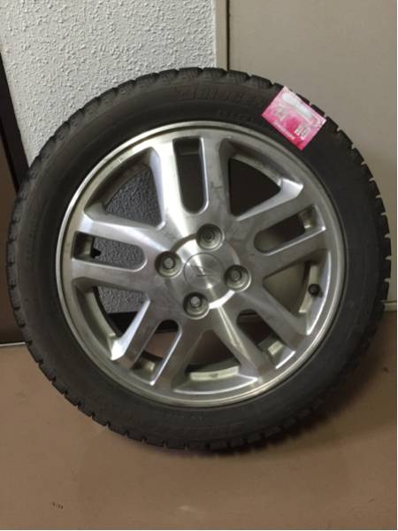 ダイハツ純正スタッドレスタイヤホイール4本セット165/55R15