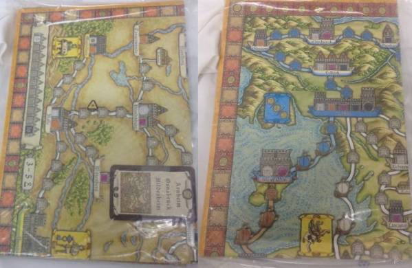 ハンザ・テウトニカ　ブリタニア&東方追加マップ２枚セット