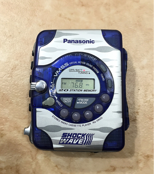 Panasonic RQ-SW20 カセットプレーヤー WAVE SHOCK Shock Wave