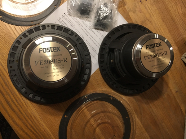 美品 完動品 FOSTEX FE208ES-R ペア スピーカーユニット 【公式通販】