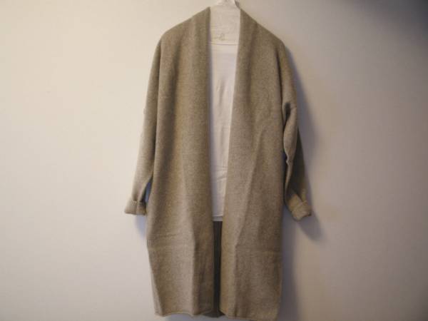 evam eva vie　カシミアローブ　2サイズ　エヴァム内田彩仍
