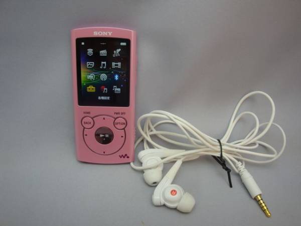 USED★SONY ウォークマン NW-S764 8GB ピンク イヤホン付