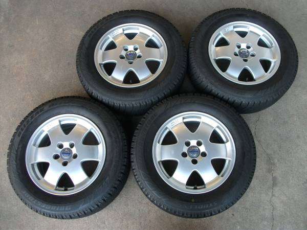 F390 ボルボXC70純正 7J-16&215/65R16 108 +49 ブリザック