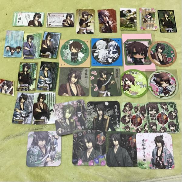 薄桜鬼 沖田総司 コースター カード 31種 はなの舞 GoFa CospRex 薄桜
