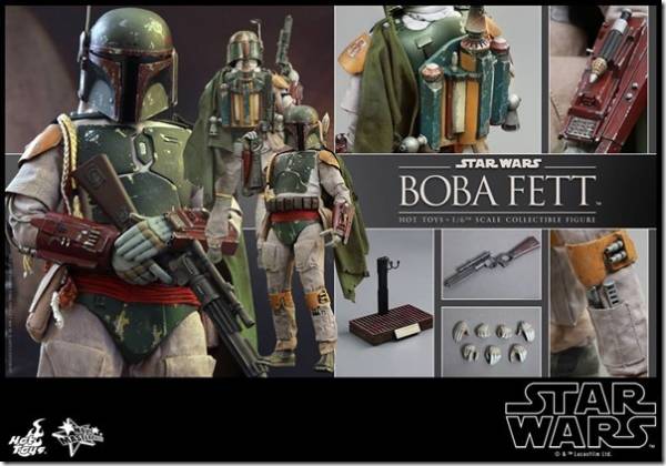 【美品】ホットトイズ スターウォーズ ボバ・フェット 通常版1/6