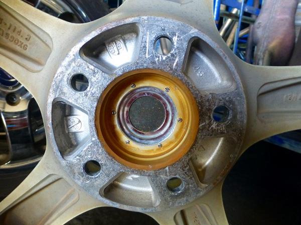 225/45R18 コニサー No.51C メッキ アルミホイール 4本5H114.3