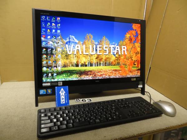 超高速 4コア/4GB/1TB☆地デジ◇BD☆NEC 21.5型☆Win7☆Office