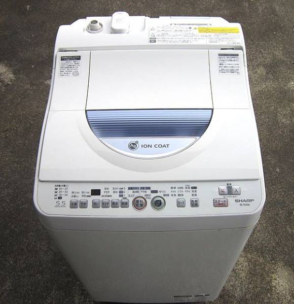 SHARP　シャープ　電気洗濯洗濯機　ES-TG55L-A　２０１０年製