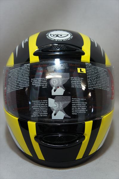 BERIK ベリック フルフェイス ヘルメット 142 YELLOW L 1～ ○ HEL-142