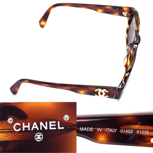 シャネル CHANEL サングラス べっ甲柄 01452 91235 ケース付属 CHANEL