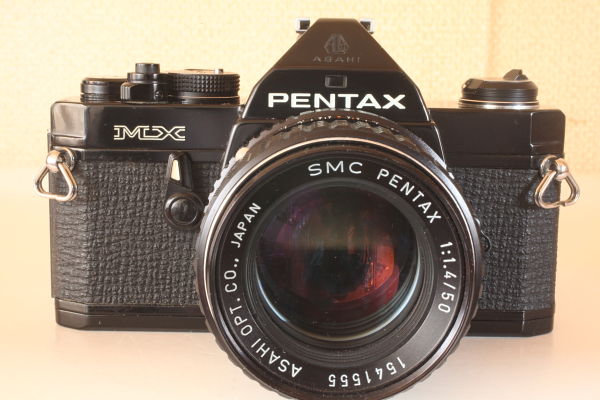 新作入荷，安い PENTAX MX＋smc50mmF1.4 シャッター，露出計作動 実写