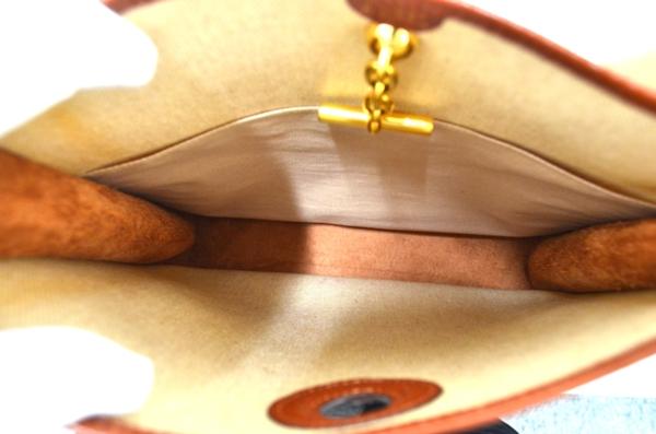 1円～HERMES エルメス ヴェスパPM ショルダーバッグ 茶 38883