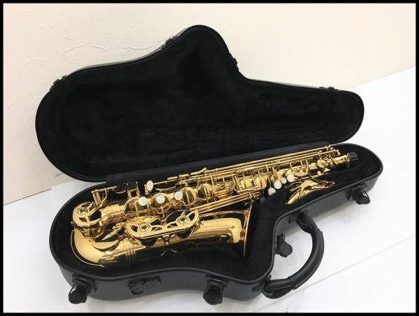 □Antigua アルトサックス ハードケース付き 中古品□ □Antiguaアルト