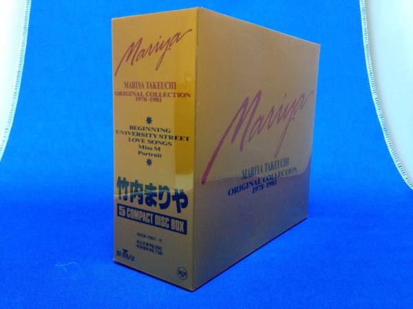 希少廃盤 竹内まりや 5CD ORIGINAL COLLECTION 1978 - 1981