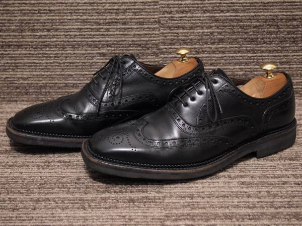 リーガル■ウイングチップメダリオン Size-25 1/2 [REGAL] 黒