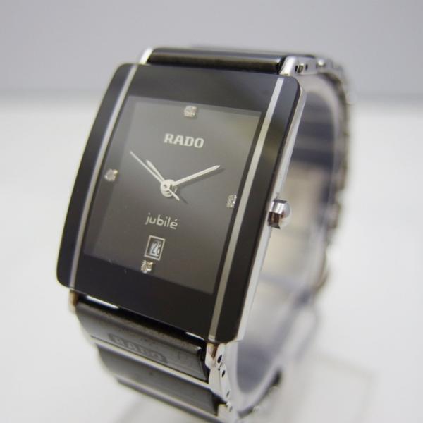 ○RADO ラドー jublie ダイヤ クォーツ メンズ 時計 セラミック