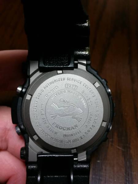 G-SHOCK CASIO カシオ GW-200GM-9JF フロッグマン ゴールド ゴールド 