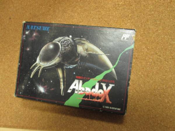◇FC ファミコン Abadox アバドックス 箱 取説付き 状態良好◇F1