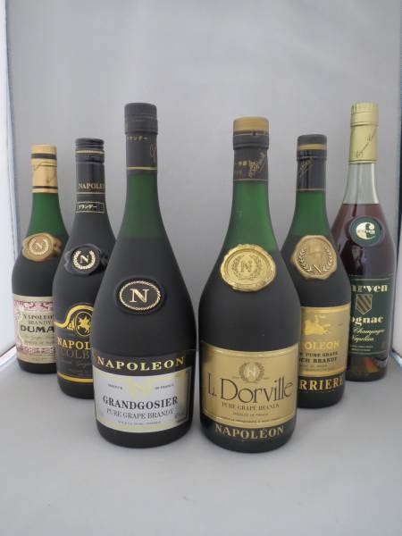 ドーヴィル他　ナポレオン700ml　お楽しみ　6本セット